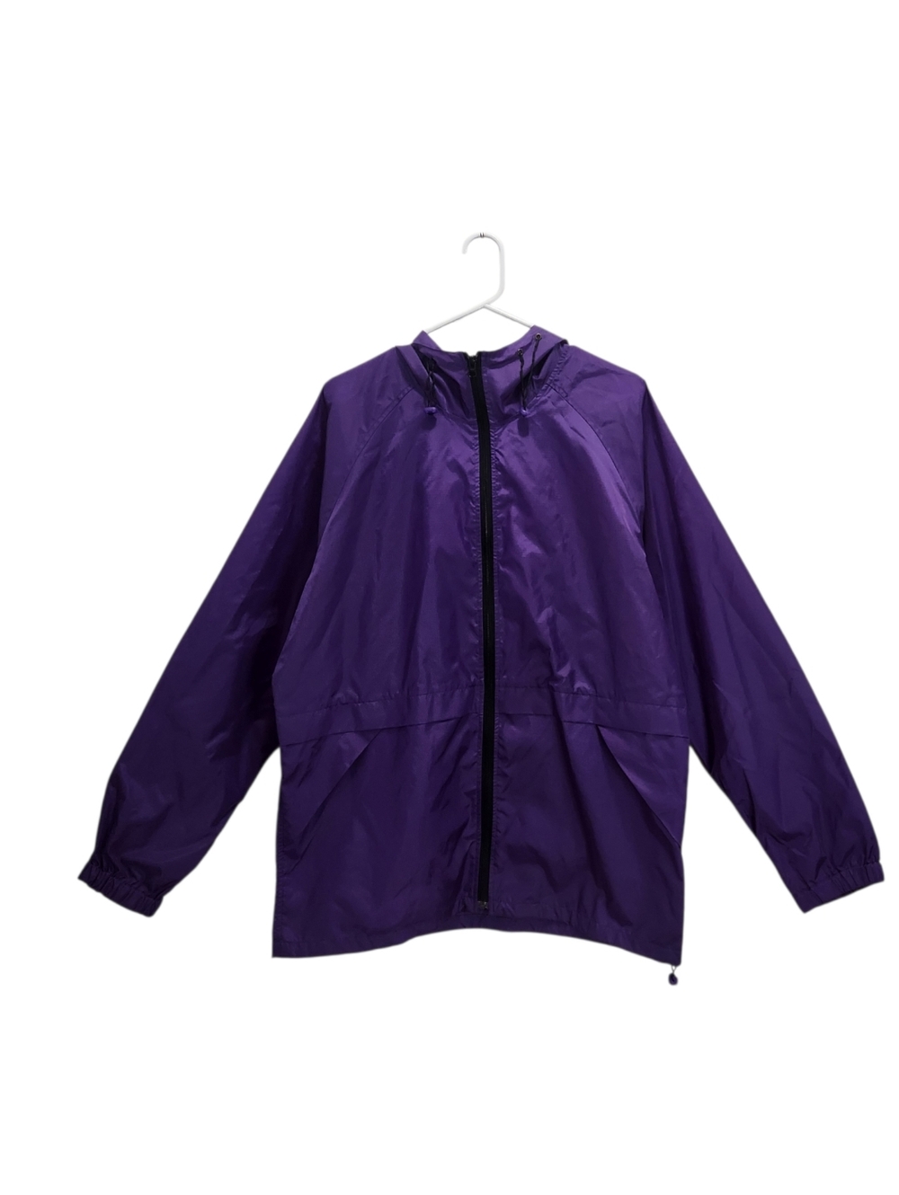 Uniqlo Purple Hooded Windbreaker Water Resistant Packable Utility Jacket Size L